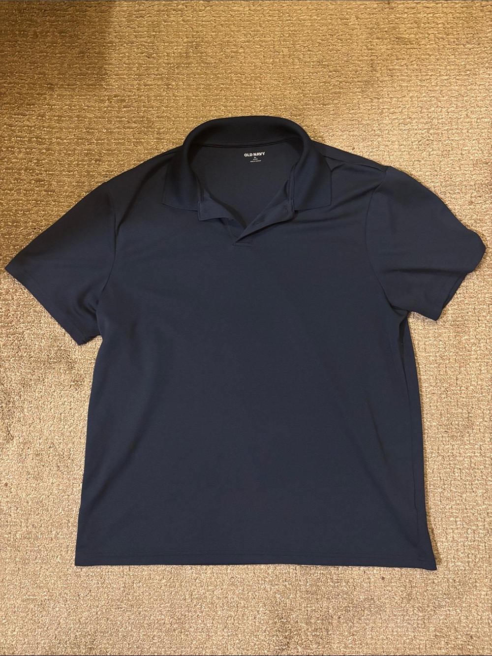 Old Navy Men’s Navy Blue Short-Sleeve Polo